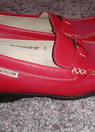 Туфлі мокасини жіночі нові шкіра mephisto cool air 7 1/2 - 25