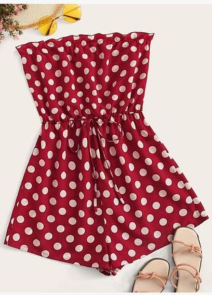 Ромпер у горох shein