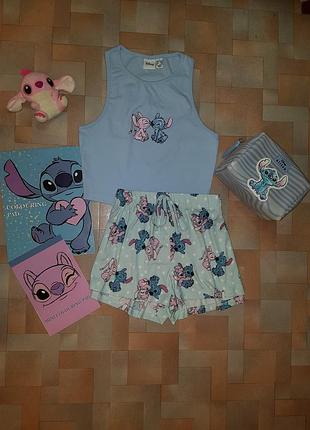 Піжама stitch disney s розмір, домашній комплект прань