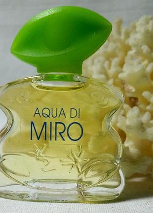Винтажная миниатюра aqua di miro, оригинал, редкость, 8 мл.