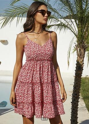 Мини платье в цветы 🥀