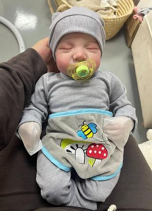 Силіконова винілова реалістична лялька reborn реборн