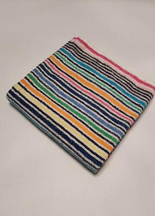 Полотенце хлопчатобумажное махровое "снежок" пёстротканое 50×100