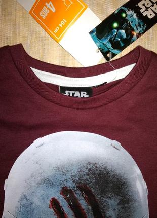 Лонгслив футболка с длинным рукавом звёздные войны star wars 104/4 года3 фото