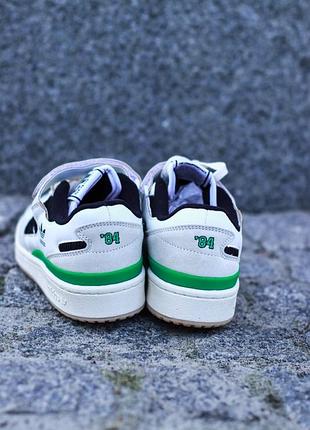 Кросівки adidas forum 84 low beige/green/black 4
