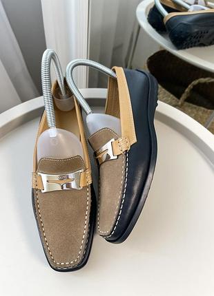 Tod’s tods шкіряні лофери кожані мокасини