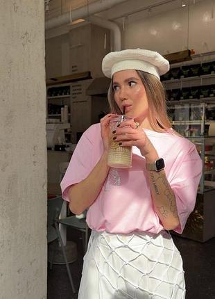 Стильна футболка з мушлями