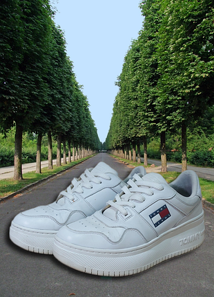 Оригинальные женские кроссовки - кеды на высокой подошве. tommy hilfiger. размер 39