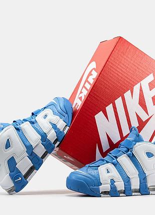 Кроссовки nike air more uptempo blue premium