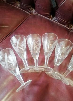 Фужери кришталеві