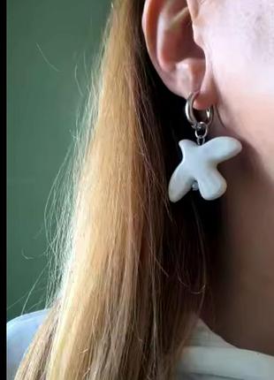 Серьги птички