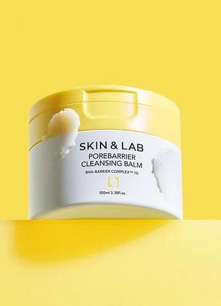 Гидрофильный бальзам skin&lab porebarrier cleansing balm 100ml