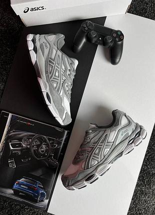 Чоловічі кросівки asics gel-nyc grey silver white