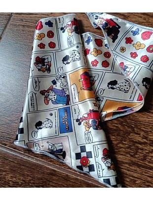 Хустинка атласна акцентний аксесуар