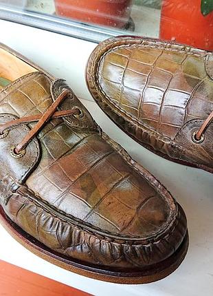 Легкі м'які шкіряні топсайдери яхт-класу "sperry top-sider" оригінал 42 р