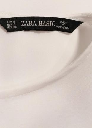 Нарядная блуза zara, размер 8/36 или s8 фото