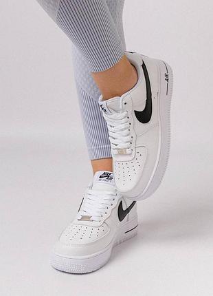 Женские кроссовки nike flyknit zoom agility black and white trainer prm all white black (форсы)