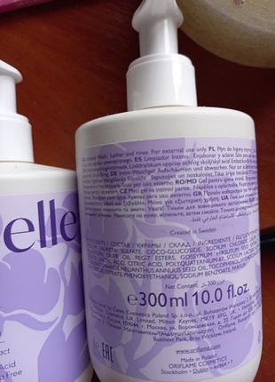 М'який гель для інтимної гігієни feminelle з екстрактом бавовни2 фото