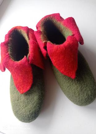 Тапочки валные melt44felt. воелок.