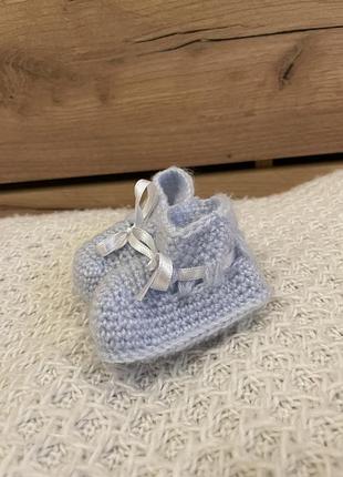 Вязаные пинетки новые