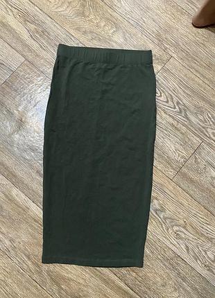 Трикотажная юбка xs