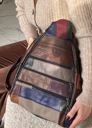 Шкіряний рюкзак