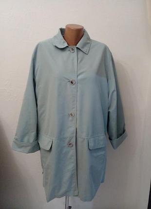 Легкий винтажный плащ свободного кроя hauber