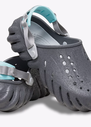 Crocs крокс клоги сабо echo sandstrom clog slate grey multi 210482