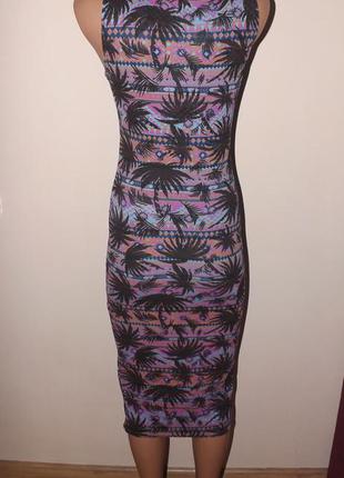 Красивое летнее платье с пальмами select4 фото