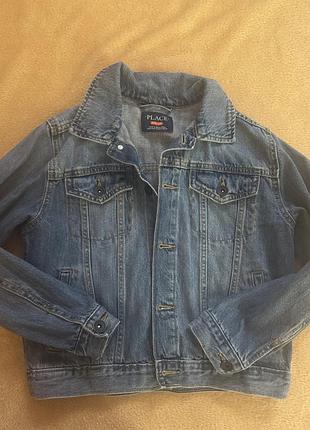 Джинсовая курточка на девочку 7/8 лет