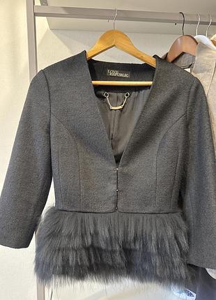 Жакет с мехом