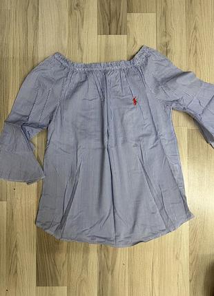Блуза туніка рубашка сорочка ralph lauren