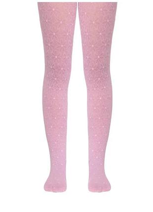 Колготки капронові на дівчинку conte elegant jasmine, pink, 140-146