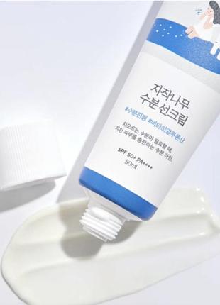 Round lab birch moisturizing sunscreen – увлажняющий солнцезащитный крем spf 50+, pa++++ 50 мл