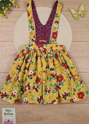 Дитячий вельветовий сарафан 6-7 років спідниця для дівчинки