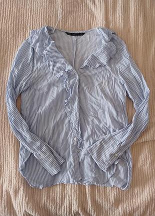 Сорочка легка жіноча zara basic s-m