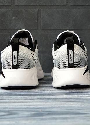 Asics gel - cumulus 25 white black 8