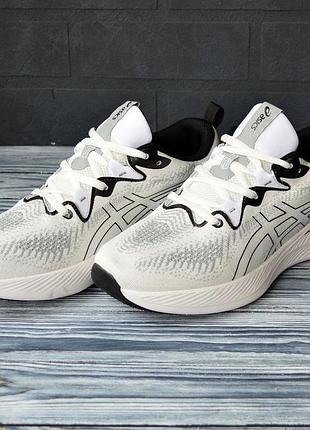 Asics gel - cumulus 25 white black 10