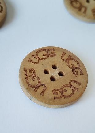 Деревянные пуговицы уггс. ugg пуговицы