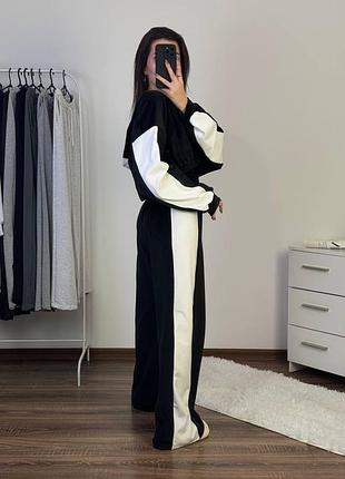 Женский спортивный велюровый костюм двойка