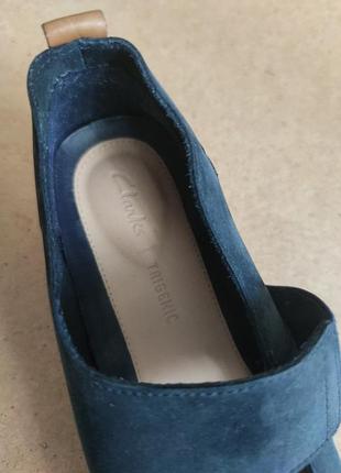 Кожаные туфли clarks5 фото