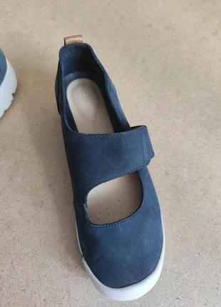 Кожаные туфли clarks6 фото