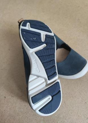 Кожаные туфли clarks9 фото