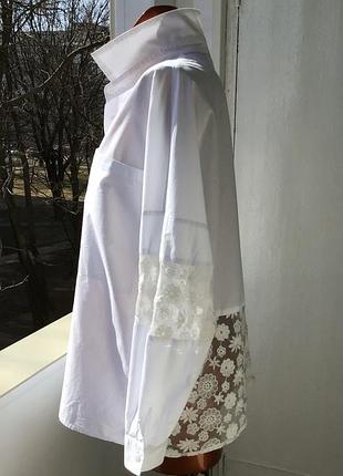 Брендовая белая блуза от floryday