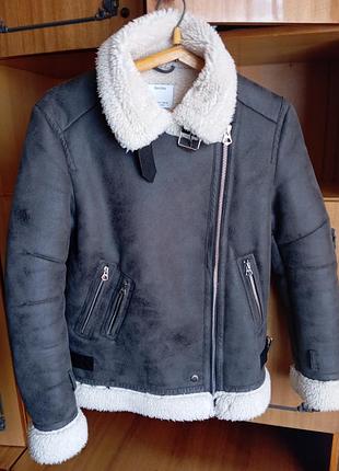 Дубленка bershka