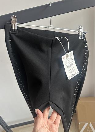 Брюки брюки лосины клеш zara 7