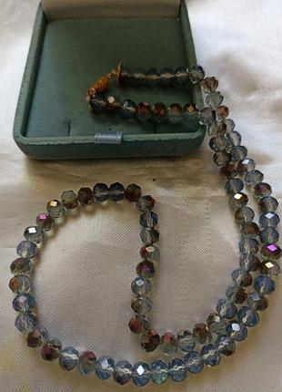 Бусы чешское стекло