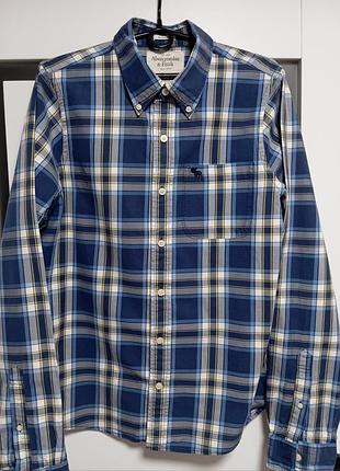 Сорочка чоловіча в клітинку abercrombie
