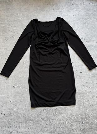 Черное короткое платье платье платье платье cos размер s
