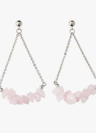 Серьги «окрытый кварц» norrsken